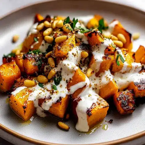 Roasted Pumpkin with Yogurt Sauce