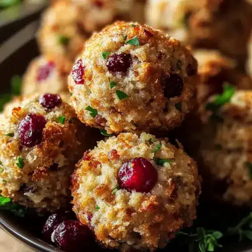 Thanksgiving Stuffing Balls