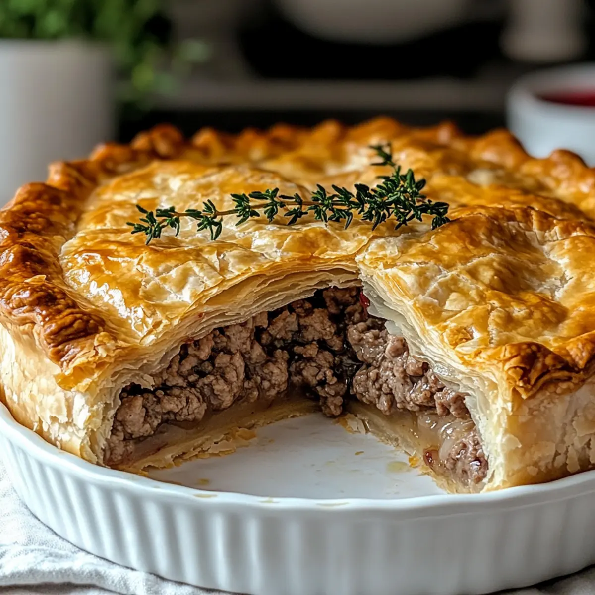 Traditional French-Canadian Tourtière