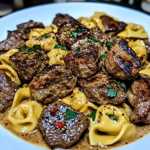 Pan Cowboy Butter Tortellini Steak