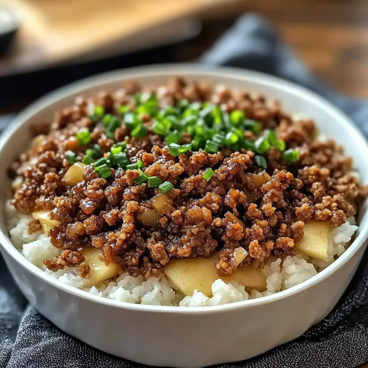 Korean Ground Beef Bowl