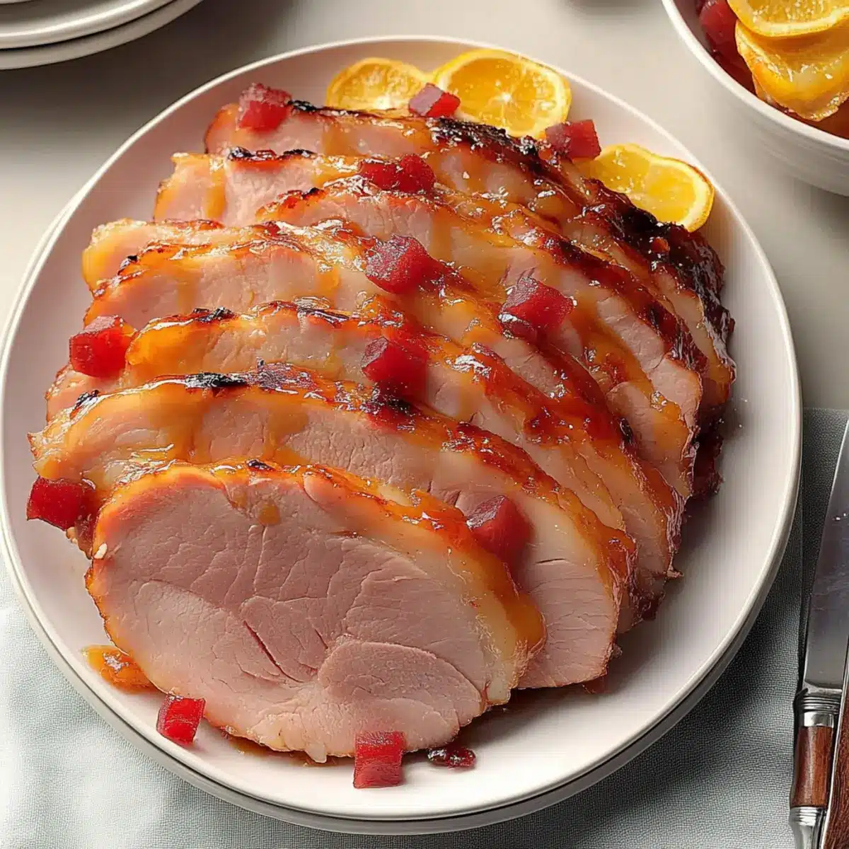 Baked Ham with Pineapple