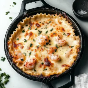 Seafood Lasagna with Lobster and Shrimp