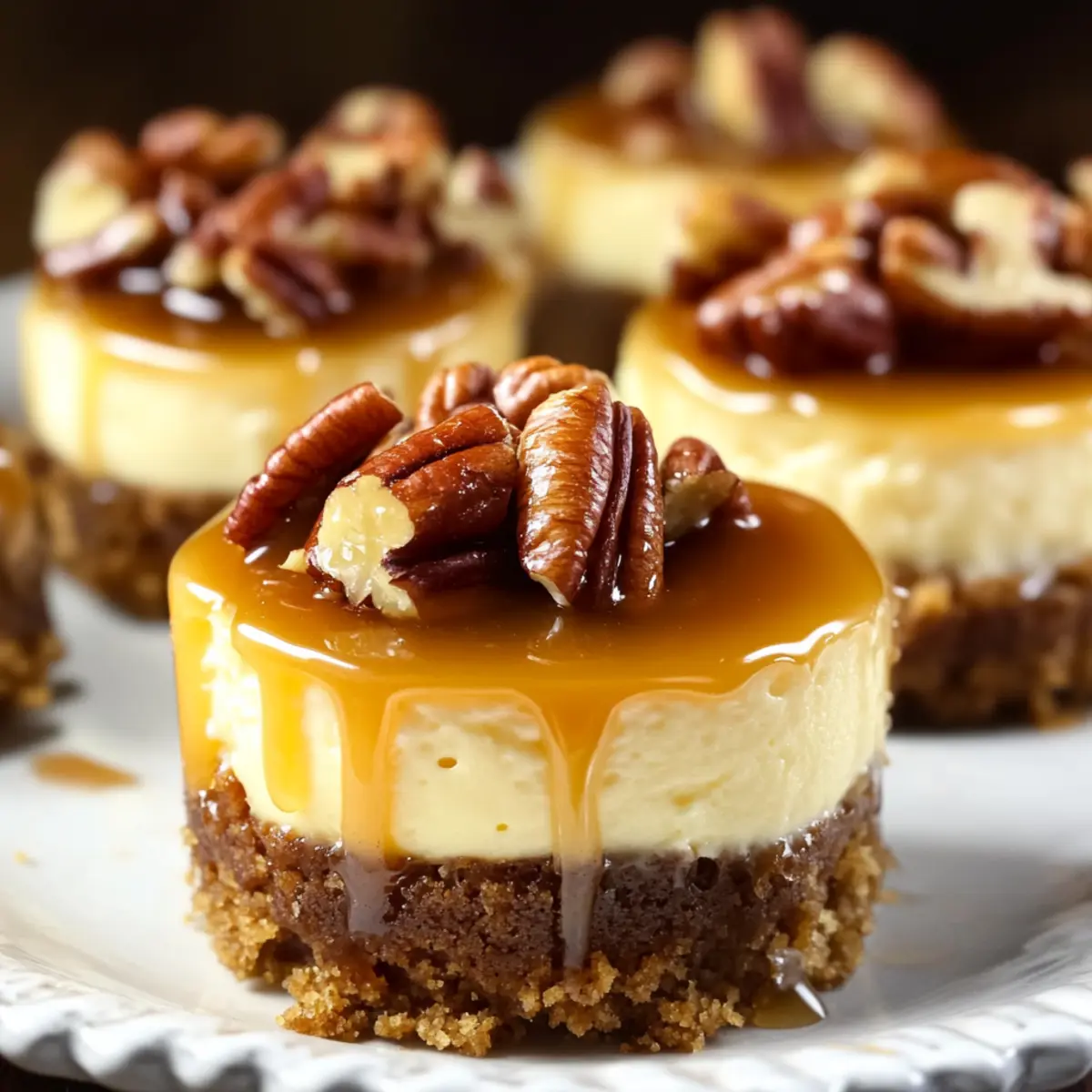 Mini Pecan Pie Cheesecakes