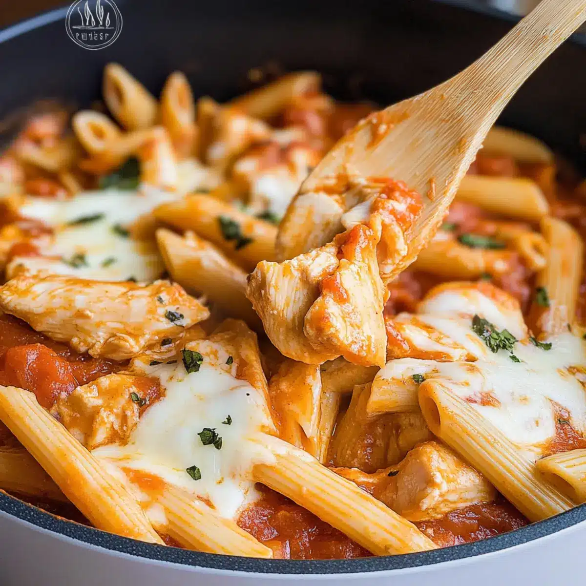 One-Pot Chicken Parmesan Pasta