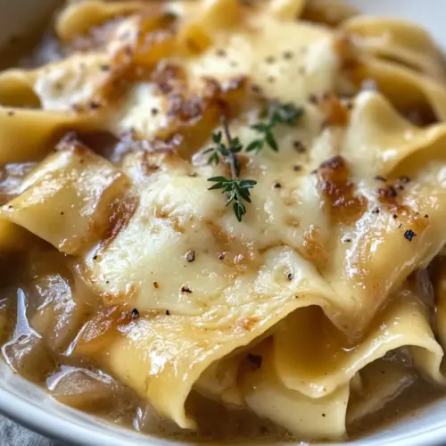 French Onion Soup Pasta