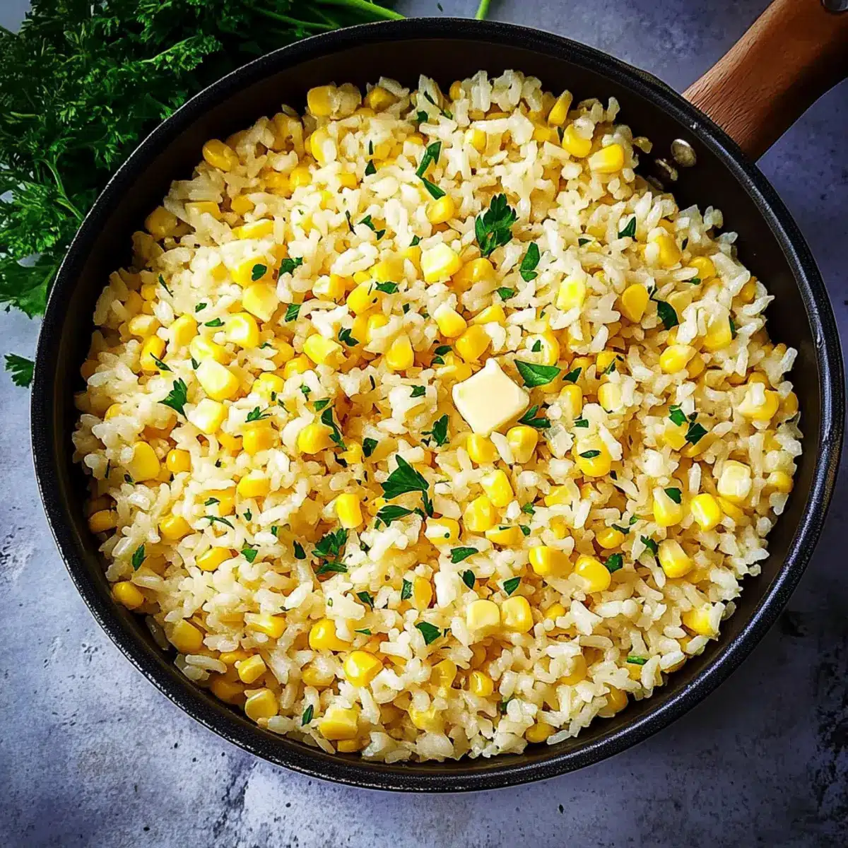 Buttered Corn Rice