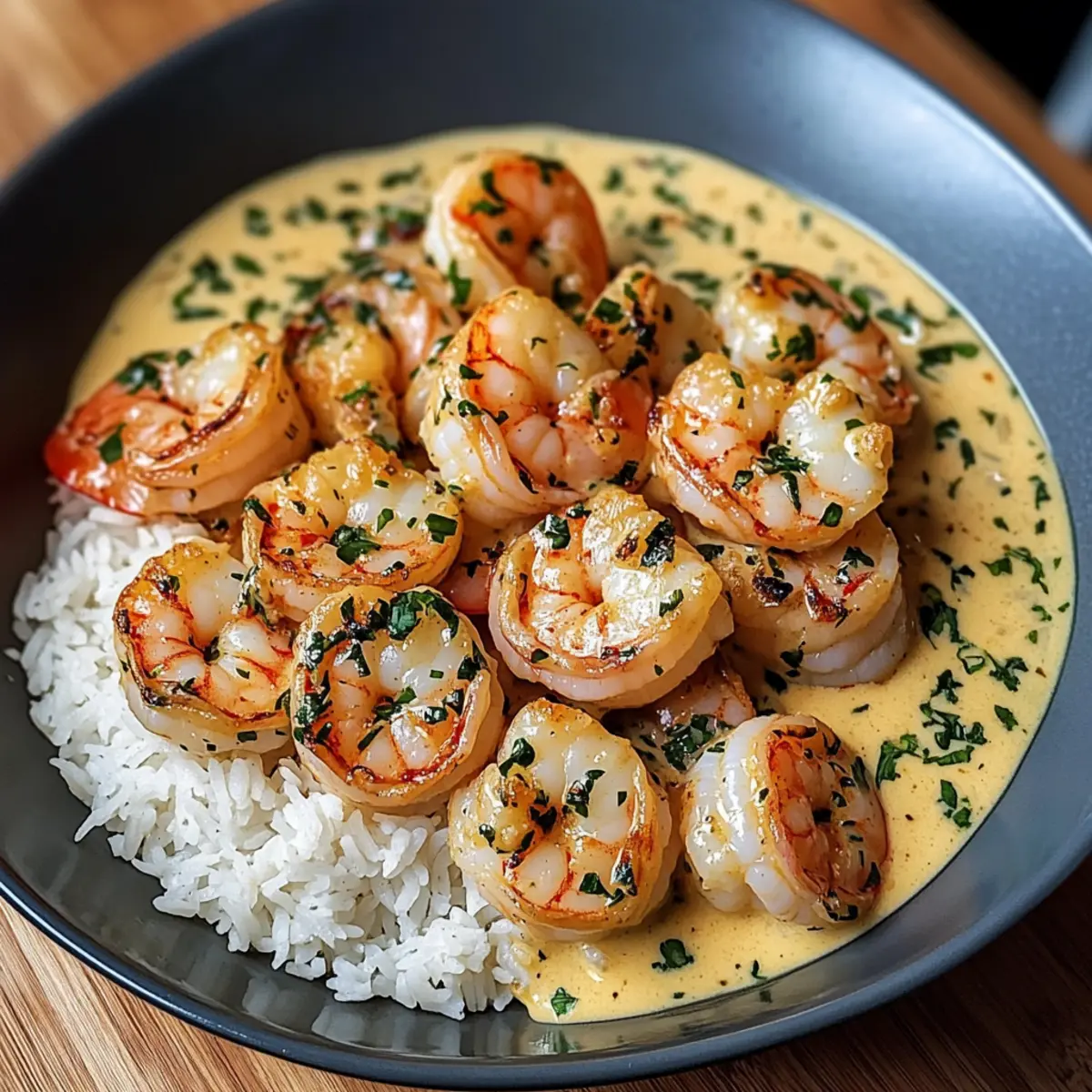 Creamy Garlic Shrimp