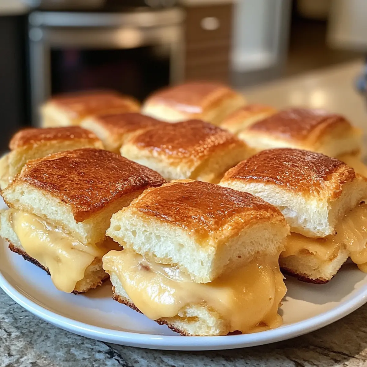 Mini Grilled Cheese Hawaiian Rolls