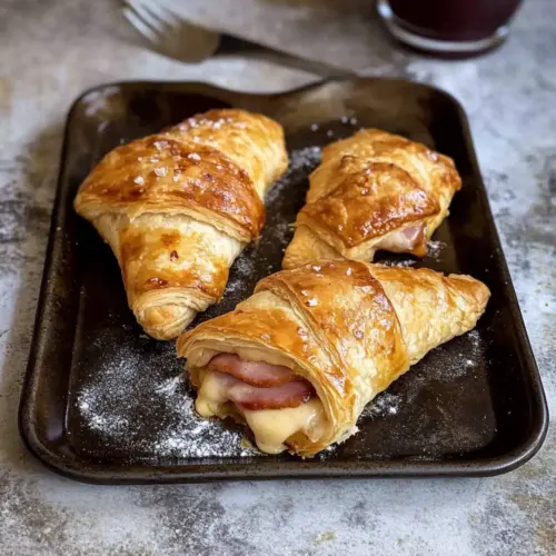 Flaky Ham and Cheese Puff