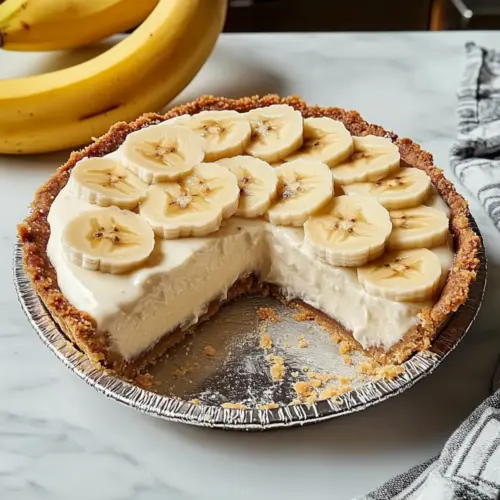 Raw No Bake Vegan Banana Cream Pie