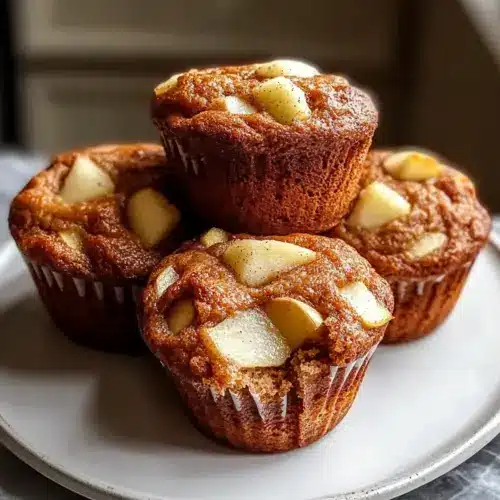 Apple Cinnamon Greek Yogurt Muffin