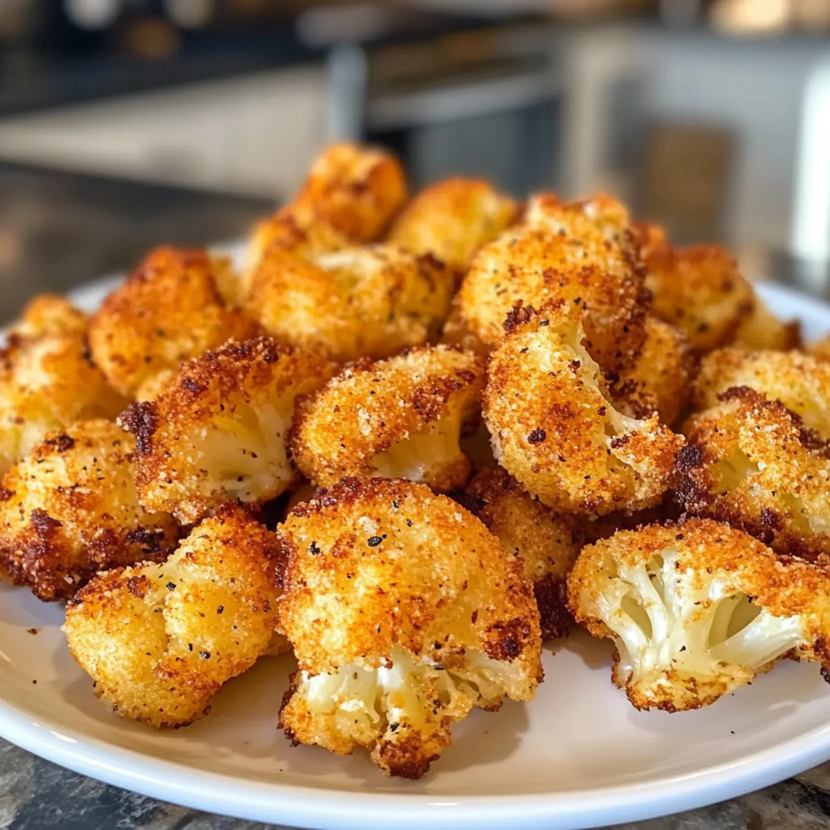 Keto Air-fried Crispy Cauliflower