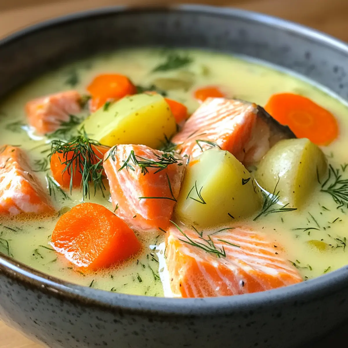 Creamy Finnish Salmon Soup