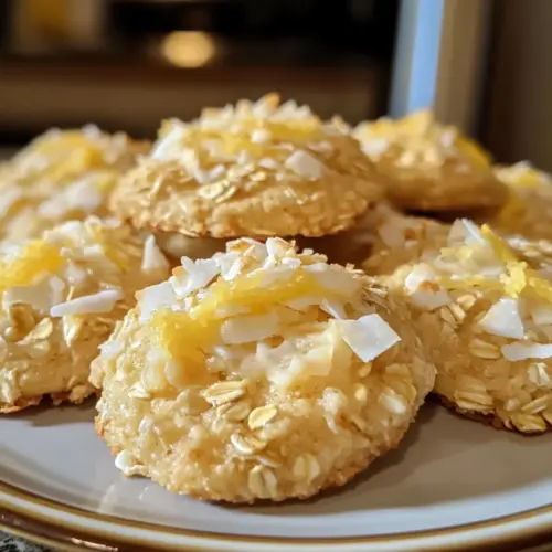 Lemon Oatmeal No-Bake Cookies