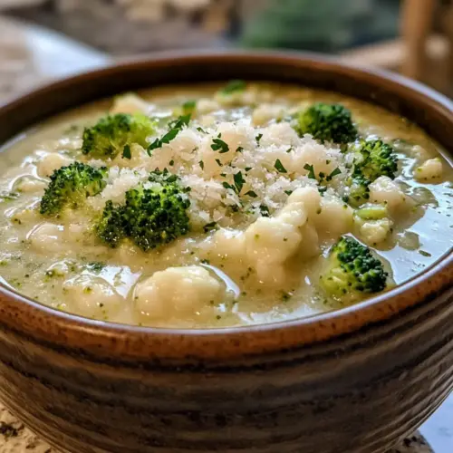 Broccoli Cauliflower Soup