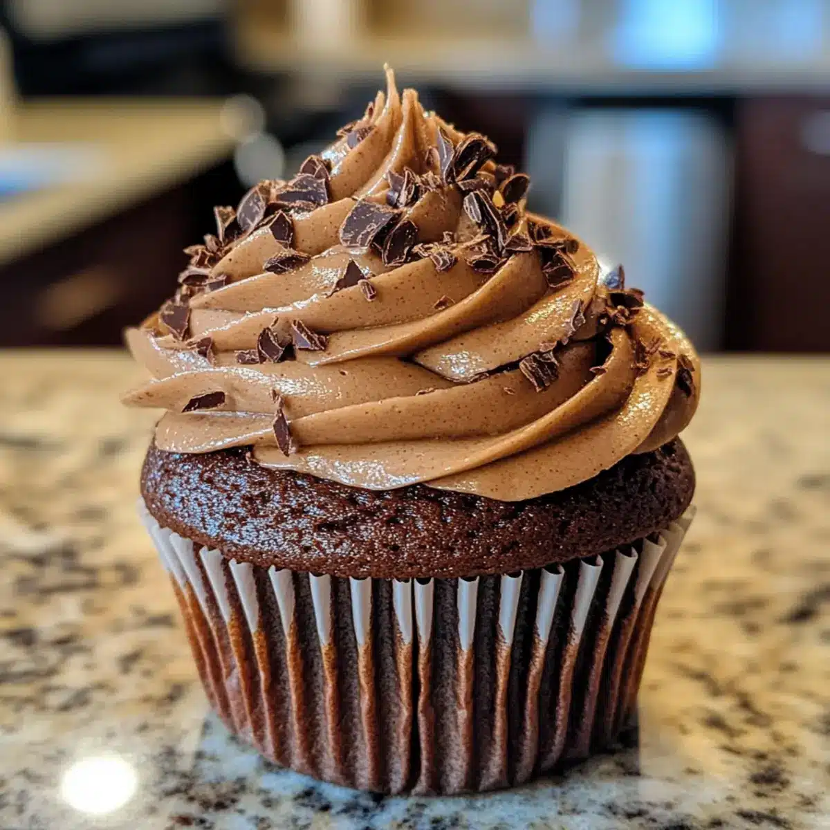 Espresso Cupcakes with Espresso Frosting