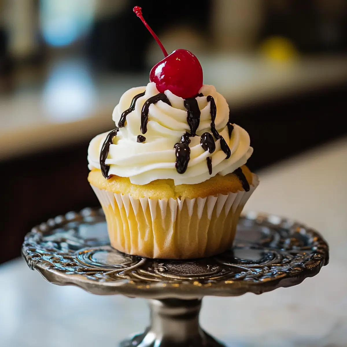 Banana Split Cupcakes