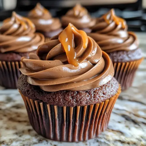 Caramel Chocolate Cupcakes