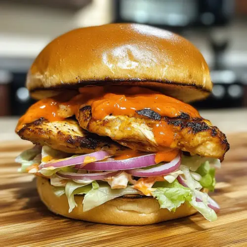Grilled Buffalo Chicken Sandwiches