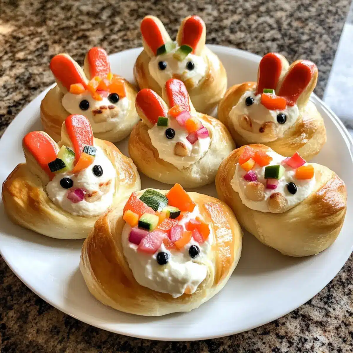 Garden Bunny Veggie Platter