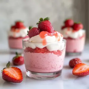 Fresh Strawberry Mousse
