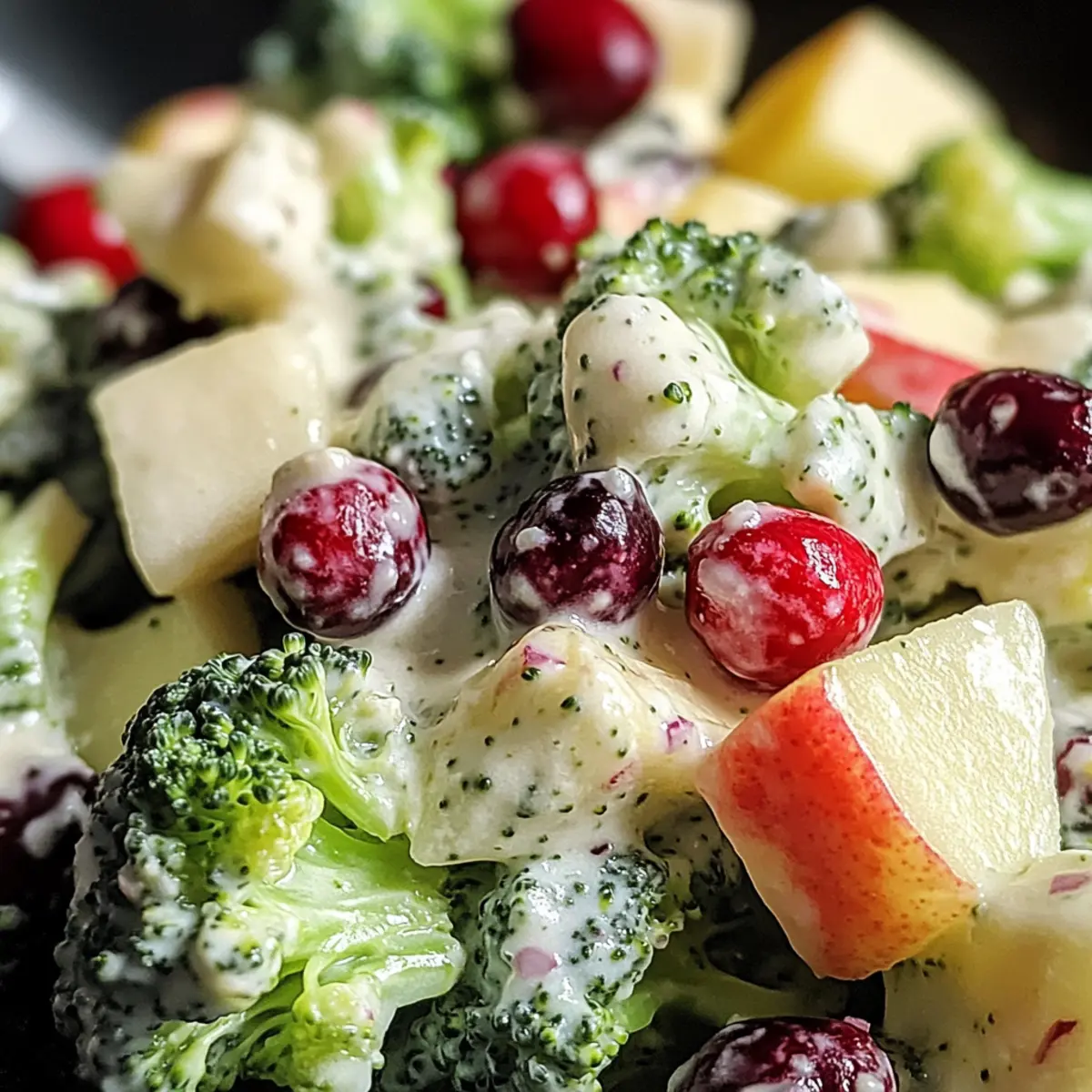 Lighter Broccoli Salad